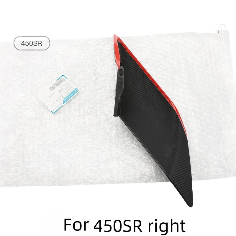 FOR CFMOTO 450SR 450SRS Moto Accessories Side Downforce Naked Spoilers Fixed Winglet Fairing Wings Deflectors Motorcycle Parts