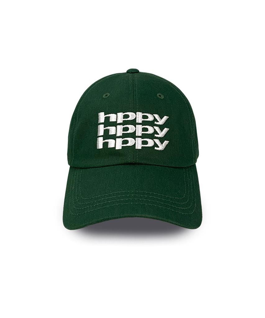 Eichipipiwai H001 Signature 3 Logo Ball Cap - D/Green