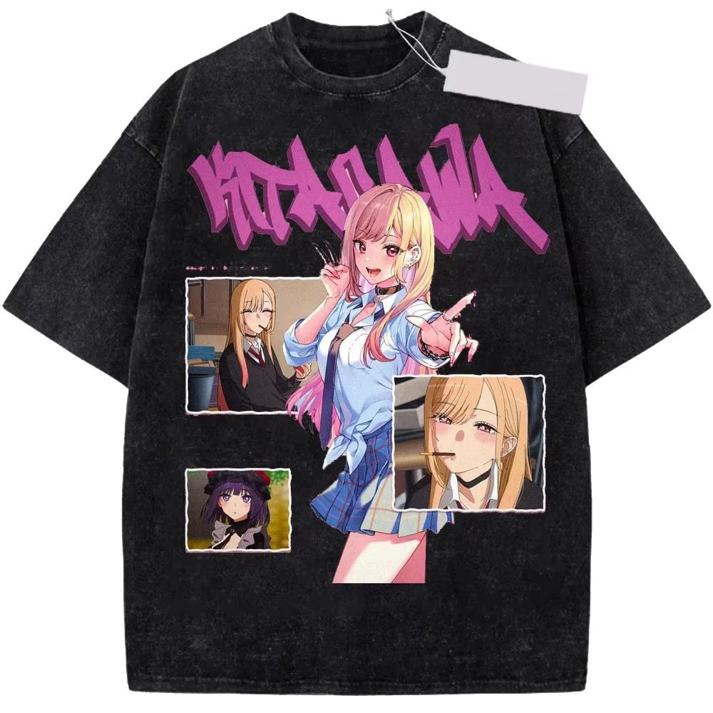 T-shirt Unisex a Maniche Corte Lavata Stile Harajuku di Nakano Yotsuba da The Quintessential Quintuplets Anime