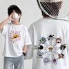 Summer New Arrival One Piece Pattern Tshirt unisex anime print casual shortsleeved fashionable streetwear top Y2K style