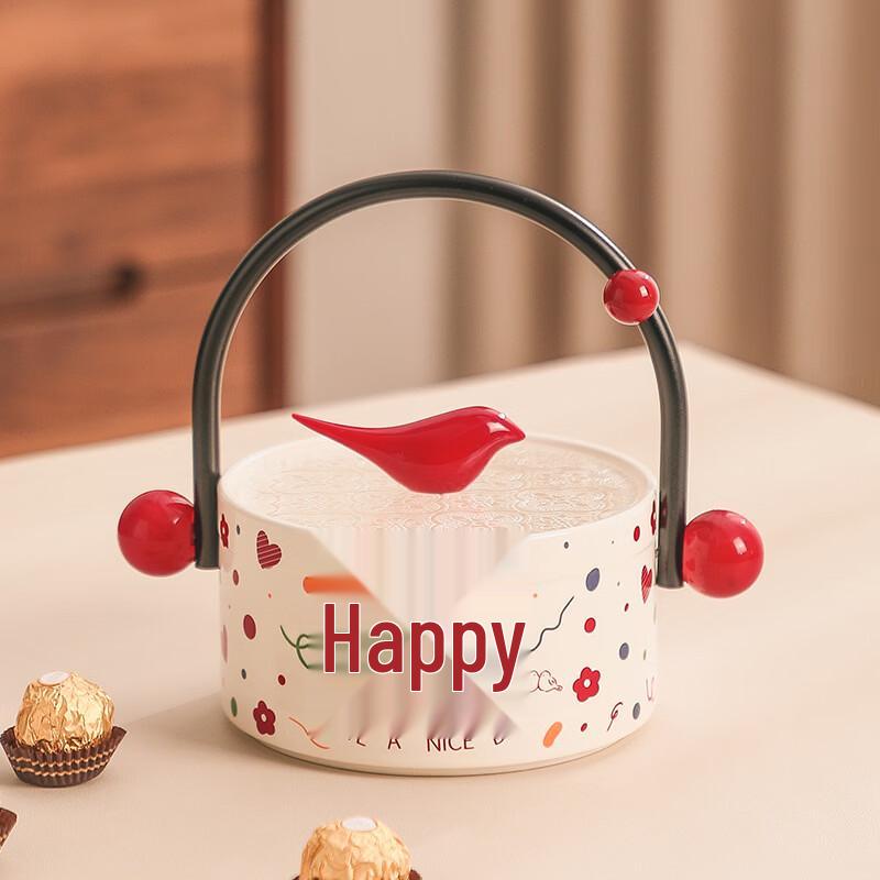 Festive Ceramic Fruit & Snack Plate