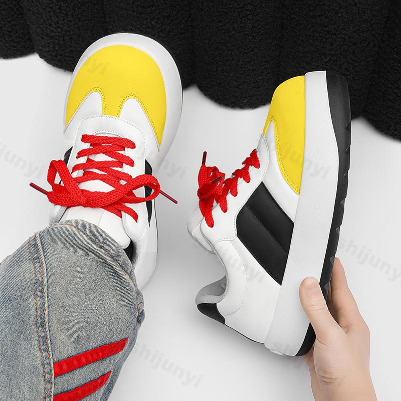 Fashion 2025 New Men's Fashion Trend Thick Soled Height Increasing Niche Design Casual Flat Shoes Comfortable Sports Platform sneakers