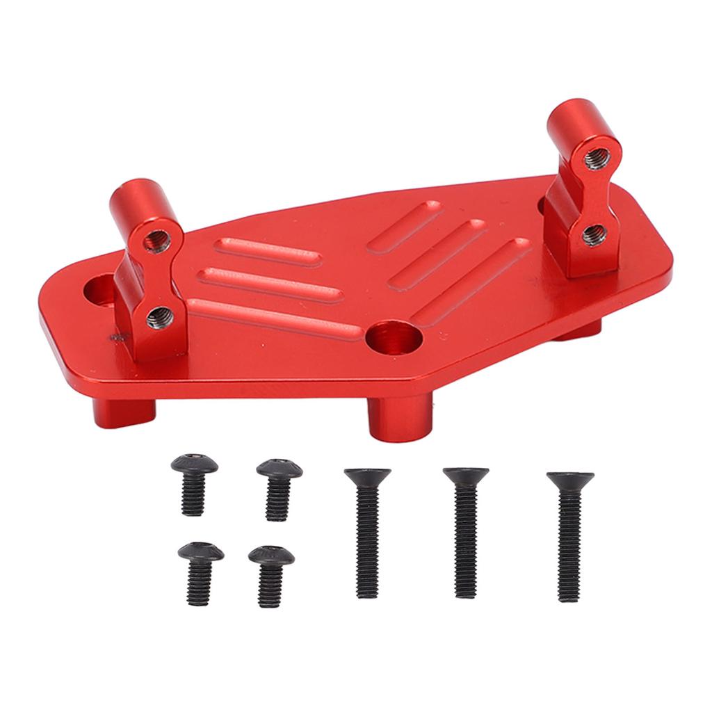 Aluminum Alloy Steering Servo Mount Bracket Base for 1 8 Losi LMT Truck Modification PartsRed