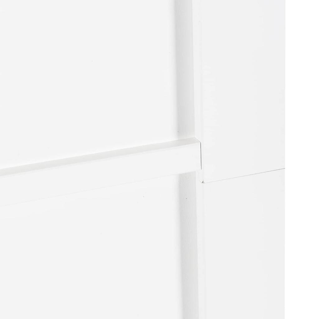 Sliding Door White 83 X 202 Cm Solid Pine Wood