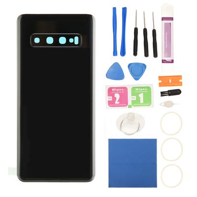 Phone Back Glass Cover for Samsung Galaxy S10 G973 Waterproof Rear Glass Cover with Camera Glass Lens Tape Parts