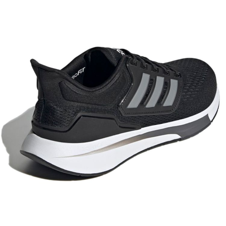 Adidas EQ21 Run Black Iron Metallic Men Sneakers Core-Black Carbon H00512