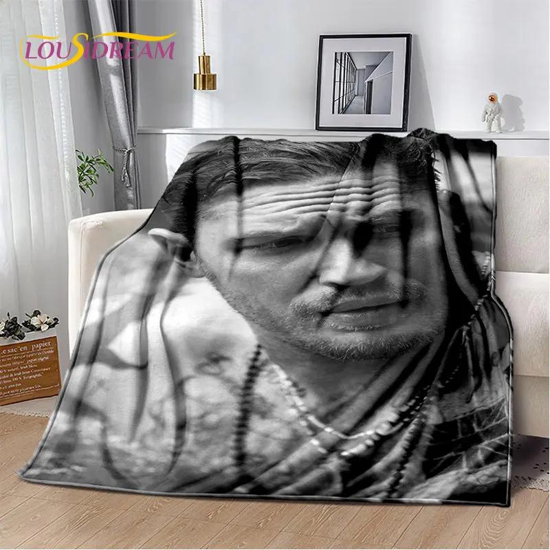3D Printing Tom Hardy Actor Star Soft Plush Blanket,Flannel Blanket Throw Blanket for Living Room Bedroom Bed Sofa Picnic Cover