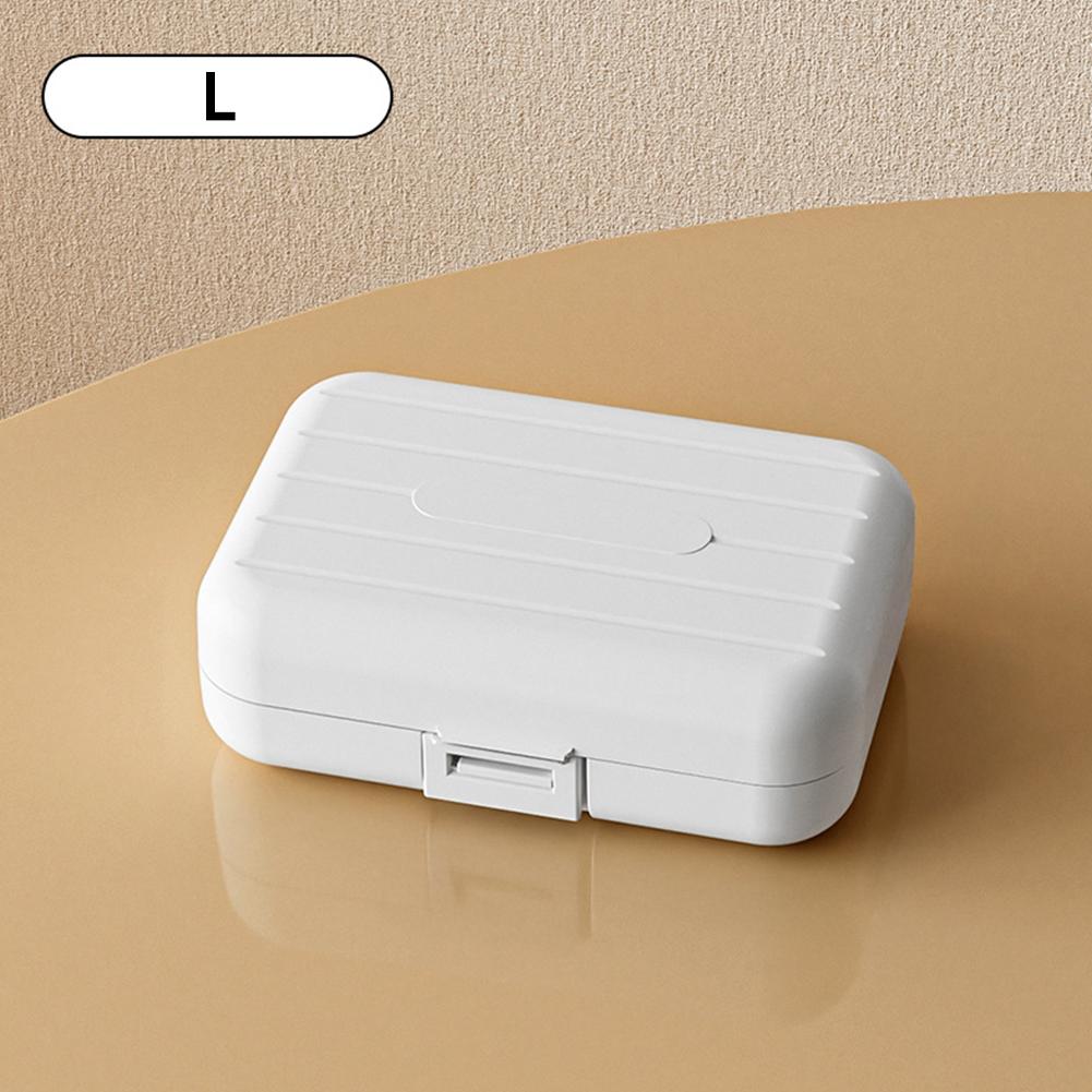 Kleine Pillenbox mit Fächern Tragbare Pillendose Auslaufsicher Medikamenten-Pillenspender Reise Ältere Tägliches Pillenmanagement