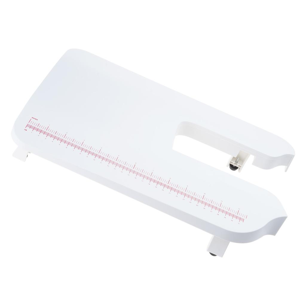 Nähmaschinenerweiterungstisch Teleskopierbare Näherweiterungsplatte mit Skala für Nähmaschine 1408/3333/4411/5511