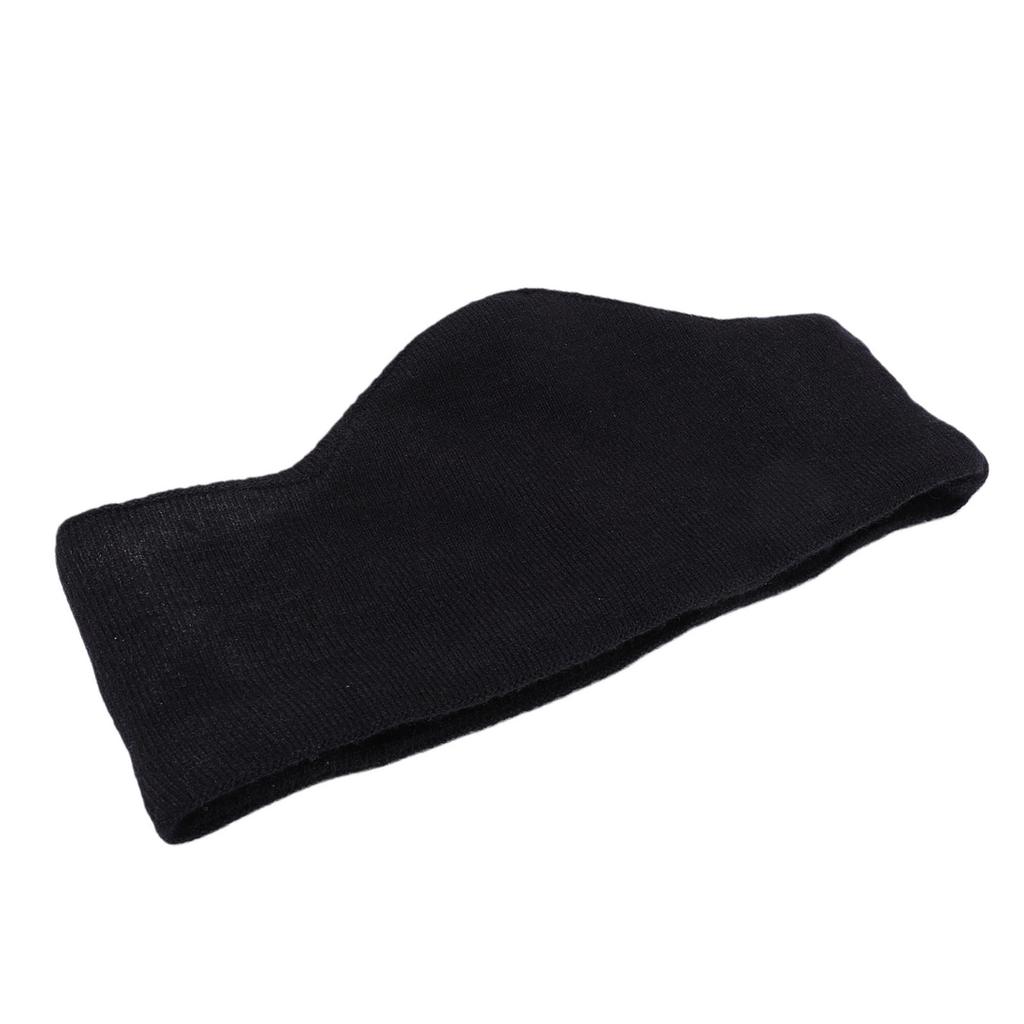 Sleeping Ear Cover Winter Warm Double Layer Noise Reducing Cozy Fleece Lined Ear Muffs for Sleeping Sports Black