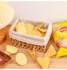 5Pcs New Creative Simulation Potato Food Bag Storage Spring Sealing Clamp Hand Ledger Decoration Realistic Modeling Small Clip
