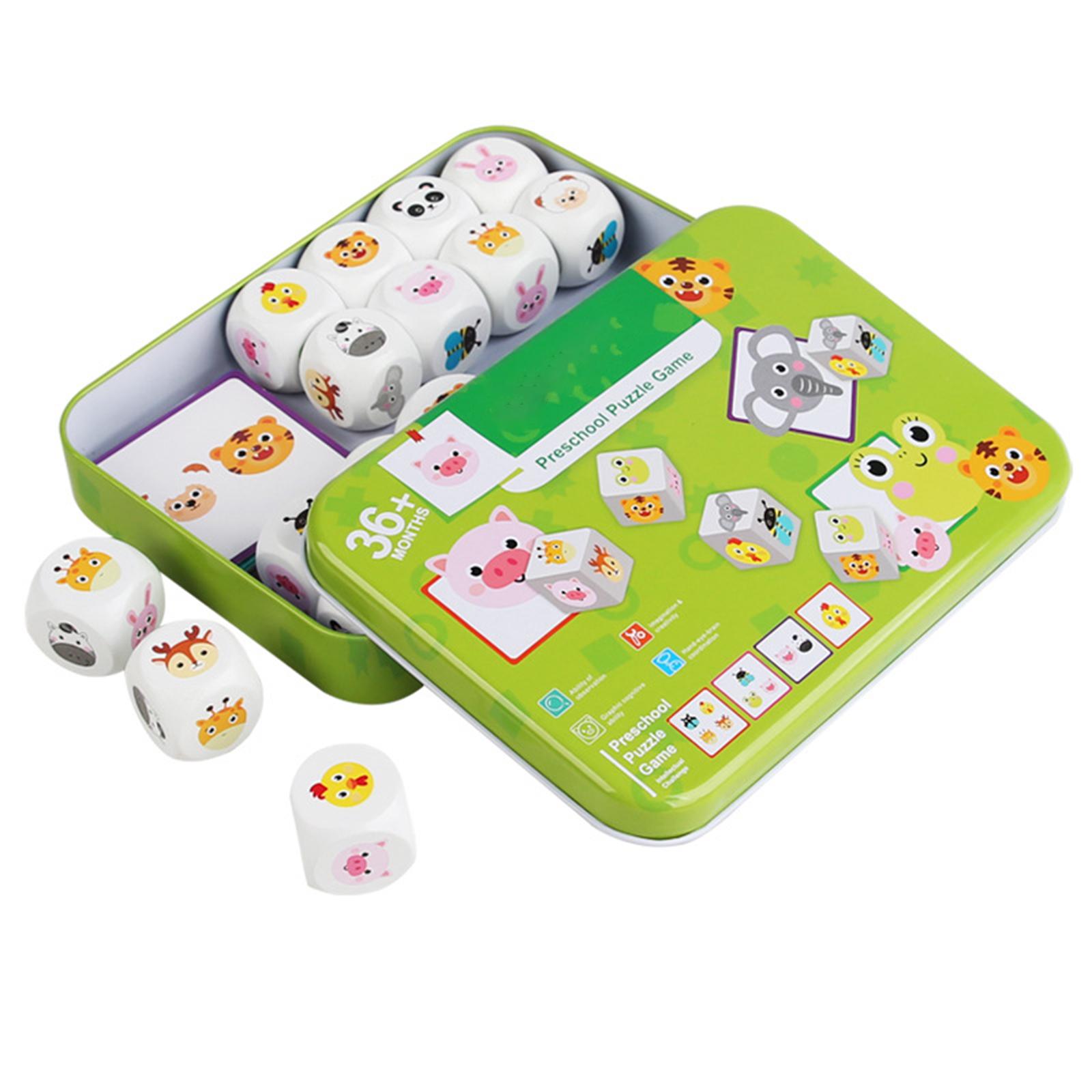 

Игра на сопоставление животных, Деревянная игрушка для тренировки концентрации Возраст 3+, Игра на память и наблюдательность с 20 карточками, Обучающие игры, Красочные иллюстрации One Size