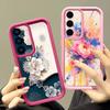 Oil Painting Flower Case For Samsung A57 A37 A17 A56 A36 A16 A55 A35 A15 A54 5G S21 FE S22 S23 S24 S25 Plus S26 Ultra Bumper Cover