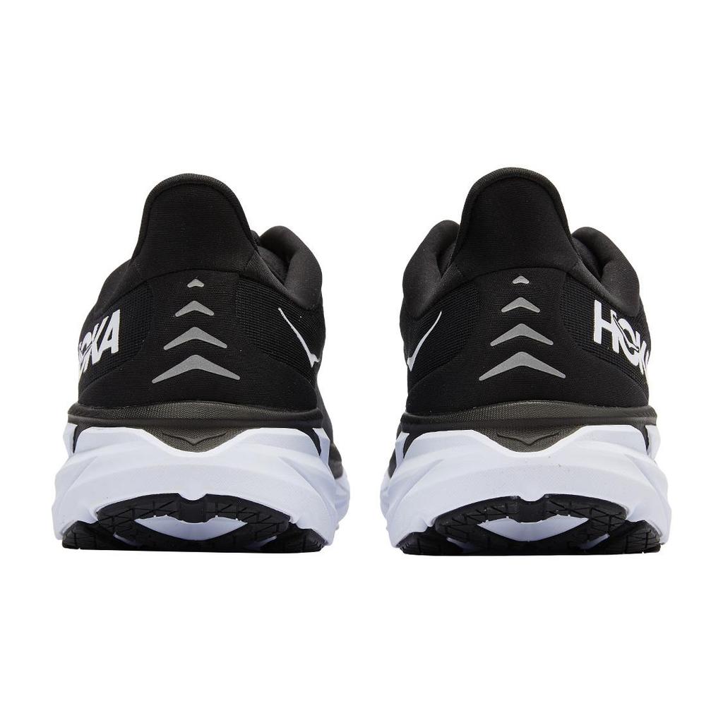 HOKA One One Clifton 8 Black White Wide 1121374-BWHT