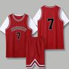 Slam Dunk Jersey Liuchuan Maple No. 11 Short-Sleeved Basketball Jersey Sakuragi Blossom Road No. 10 Xiangbei Team Wuhu