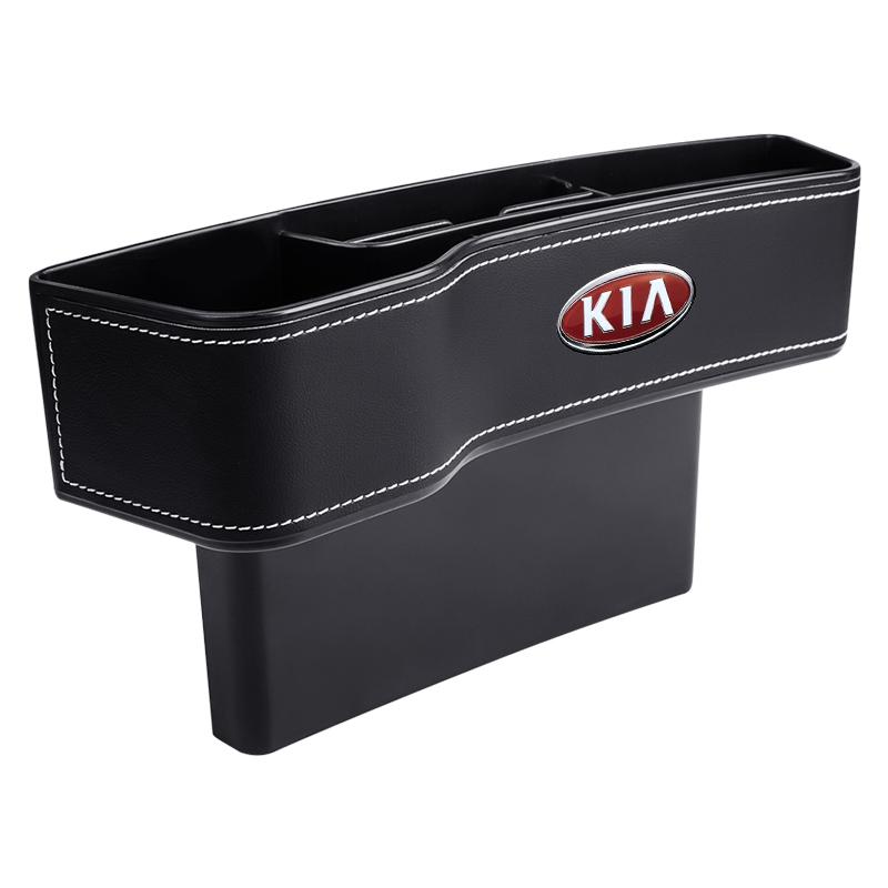 2 st Multifunktionell Bilsätesorganisatör Förvaringslåda för Sätessprickor För KIA Sportage Rio 3 Soul Optima Ceed Pro K5 K2 k6 K7 K8 Pride