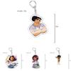 Magic Full House Cartoon Acrylic Keychain Cute And Trendy Character Collectible Bag Decor