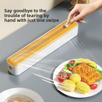 Taglierina Magnetica da Cucina Regolabile per Carta da Forno, Carta Stagnola, Pellicola Trasparente Anti-Strappo