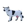 Realistic Fluffy Cow Animal Model Toy DIY Dollhouse Scenery Desktop Ornament