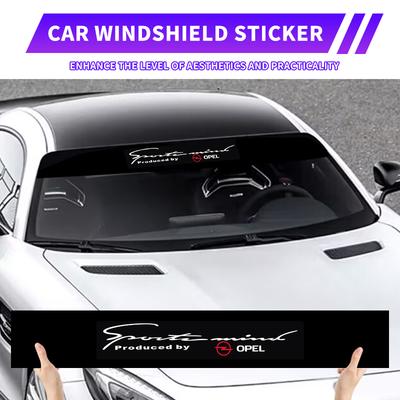 Car Front Windshield Stickers Front and Rear Decorative Decals Sticker For Astra J Insignia Astra G Corsa Zafira Mokka