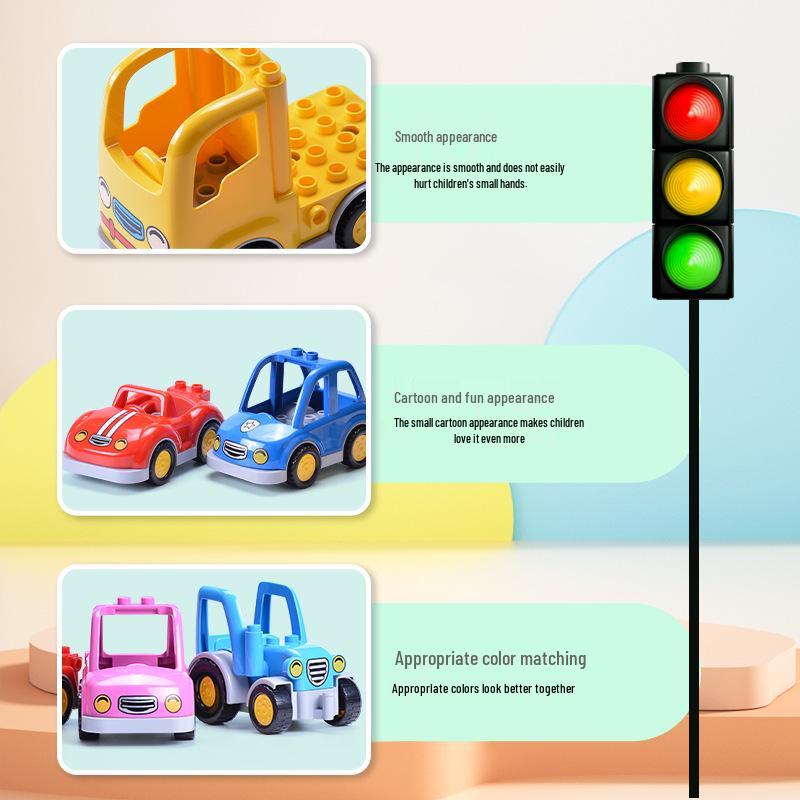 Gergely Large Particle Car & Airplane Model Interlocking Building Blocks Accessories