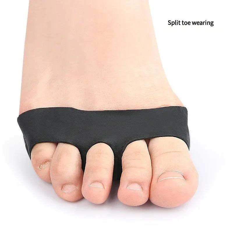2-8Pcs Ilicone Metatarsal Pads Toe Separator Pain Relief Foot Pads Orthotics Foot Massage Insoles Forefoot Socks Foot Care Tool