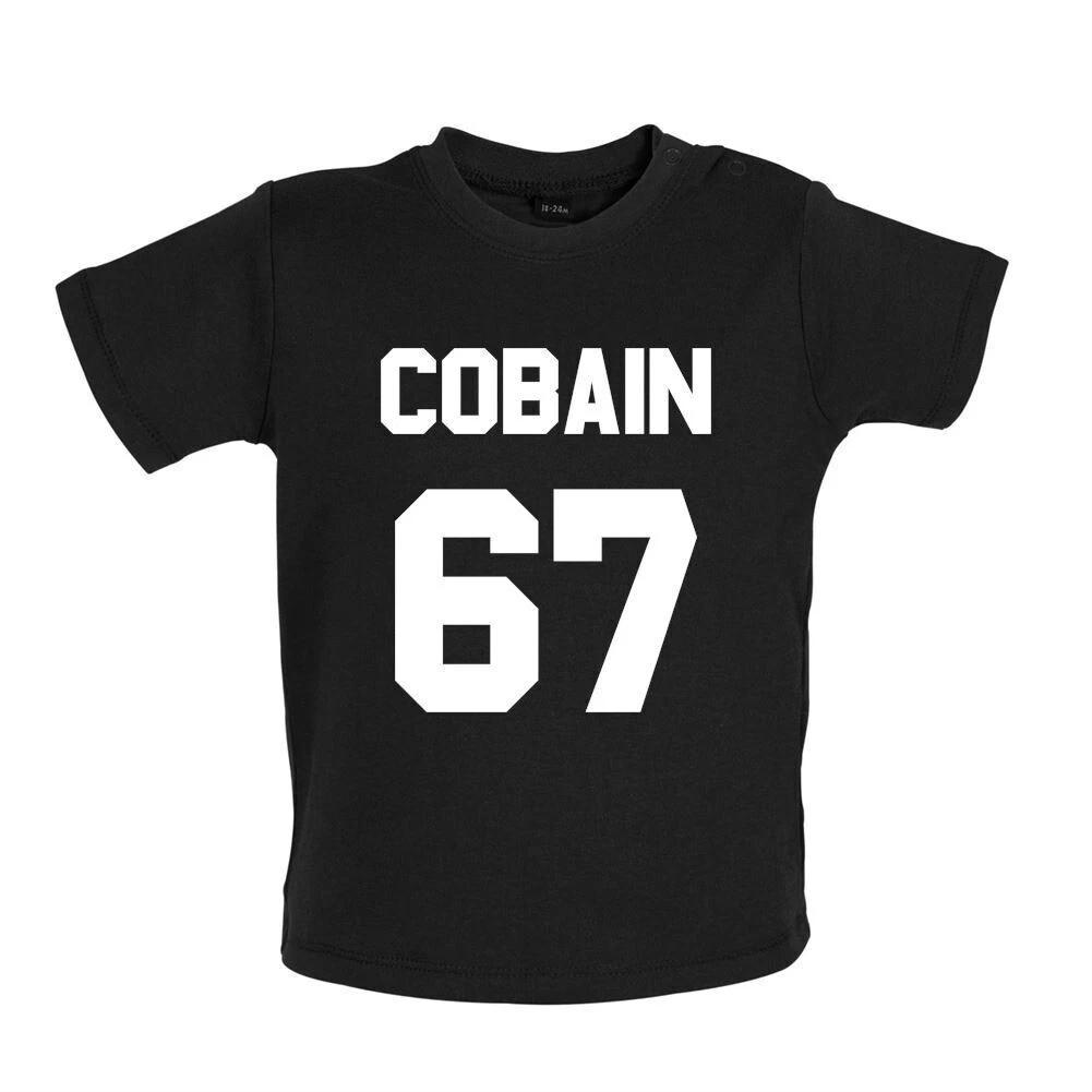 

Cobain 67 - Baby Kids Boys Girls Unisex T-Shirt / Babygrow - Music Band Musician 1967 27 Club Love Fan 100