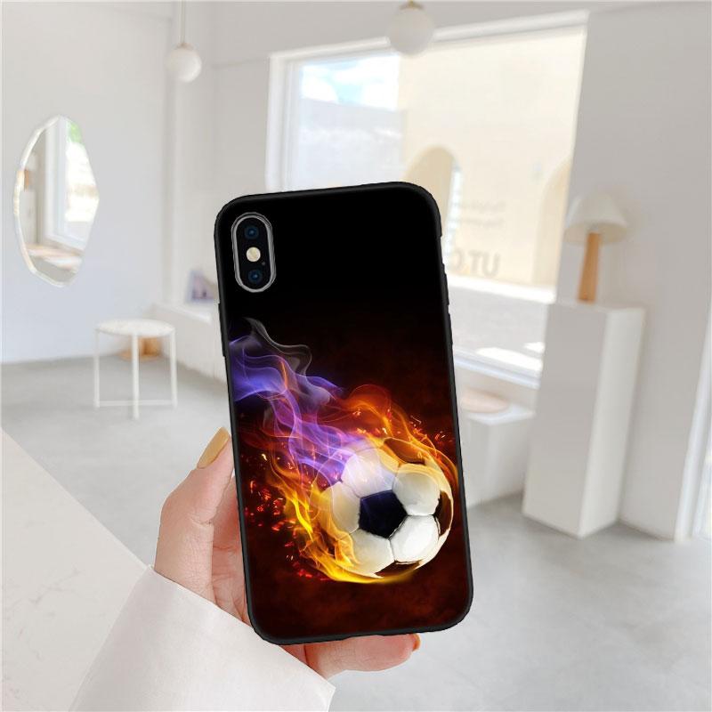 BF58 Football Soccer Soft Shell Phone Case for Xiaomi Poco C40 C50 C51 C55 C65 C71 C75 F3 F5 F6 F7 M2 M3 Pro Ultra