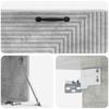 Wall Mounted TV Cabinet Concrete Grey 98 x 41 x 30 cm
