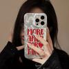 For iPhone 17 15 Pro Max Cases iPhone 11 12 13 ProMax 14 16 Plus 8 XS XR Shockproof Cover Amore Romantic Cowgirl Text Girl Case