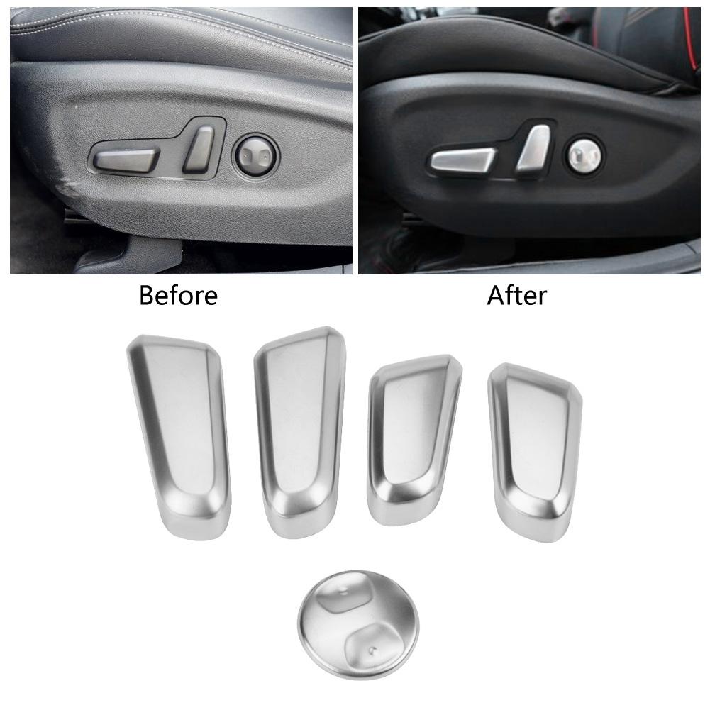 Car Seat Adjustment Button Decoration Cover Trim for Kia Sportage KX5 QL 2015 2018