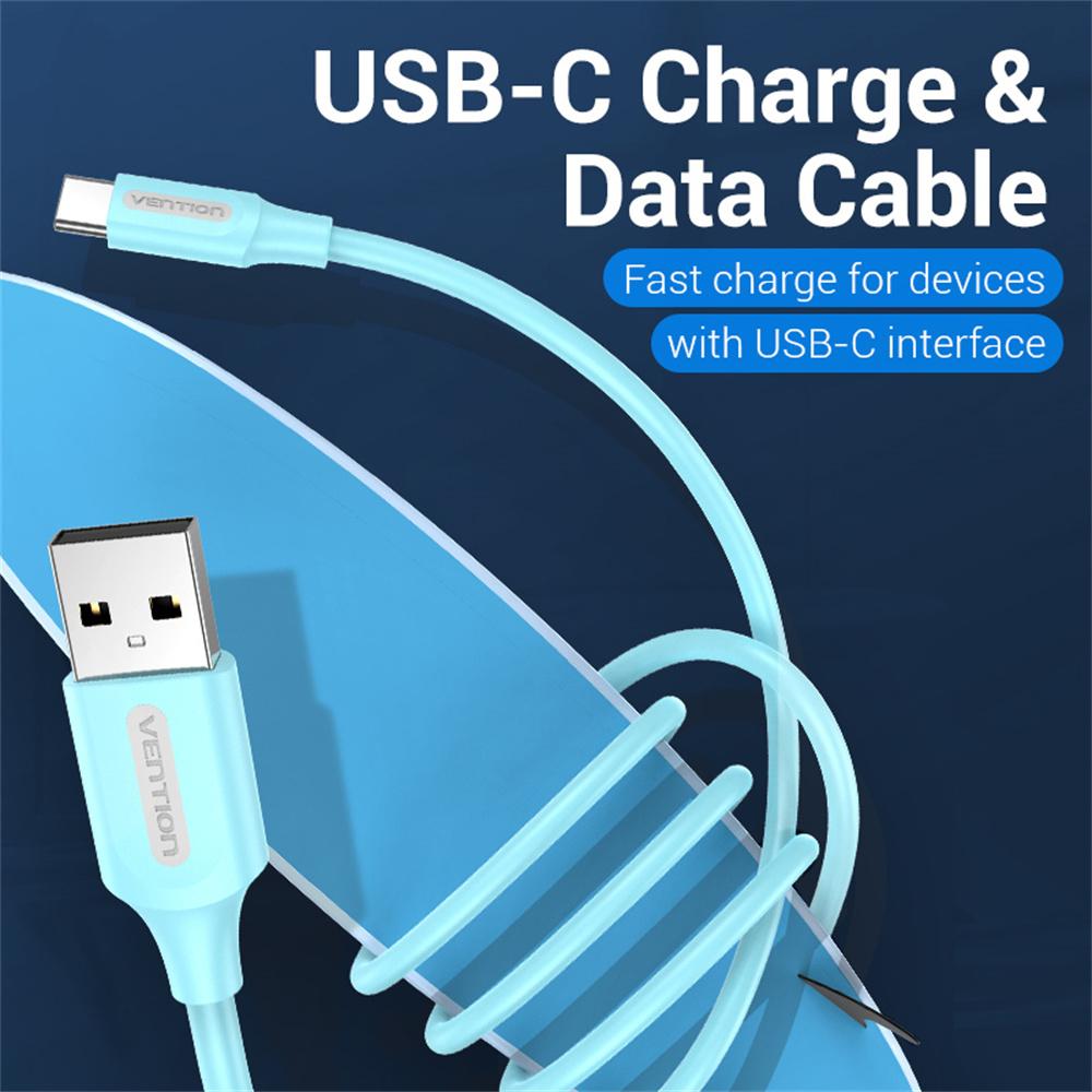 VENTION COKSF 1m USB 2.0 Type A To Type C Cable 3A Fast Charging Phone Tablet Data Cord