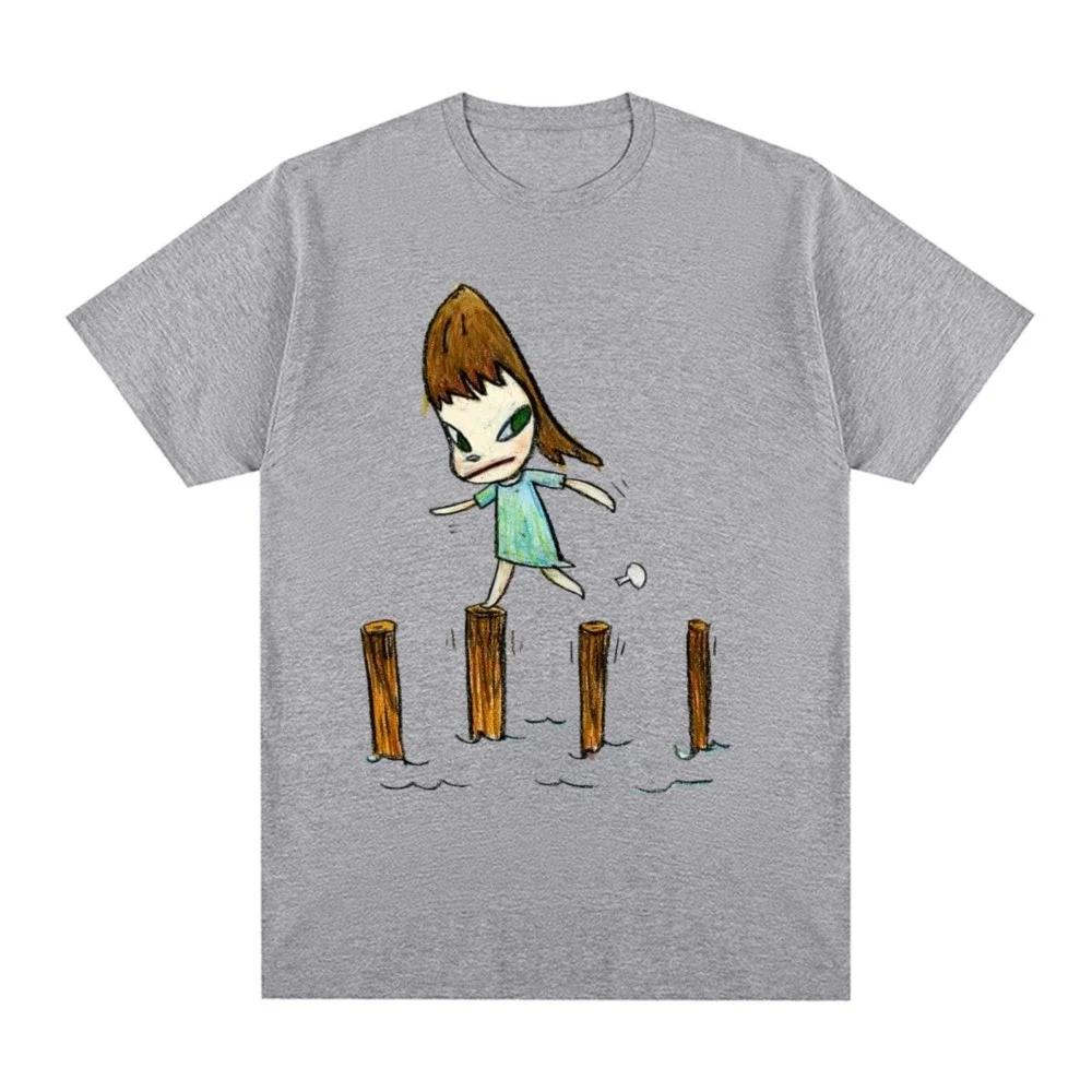 Yoshitomo Nara cross the river Vintage T-shirt Cotton Men T shirt New Tee Tshirt Womens Tops