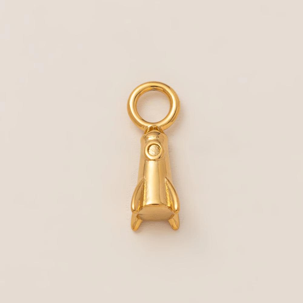 Yori 3Pcs New Stainless Steel Small House Key DIY Pendant 2025 Statement PVD Plated DIY Handwork Accessories Recommend