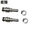 Male Hose Stem For Kar-cher For Puzzi 100, 200, 300, 8/1 Pro Series Stainless Steel Home Appliance Parts Household Merchandises