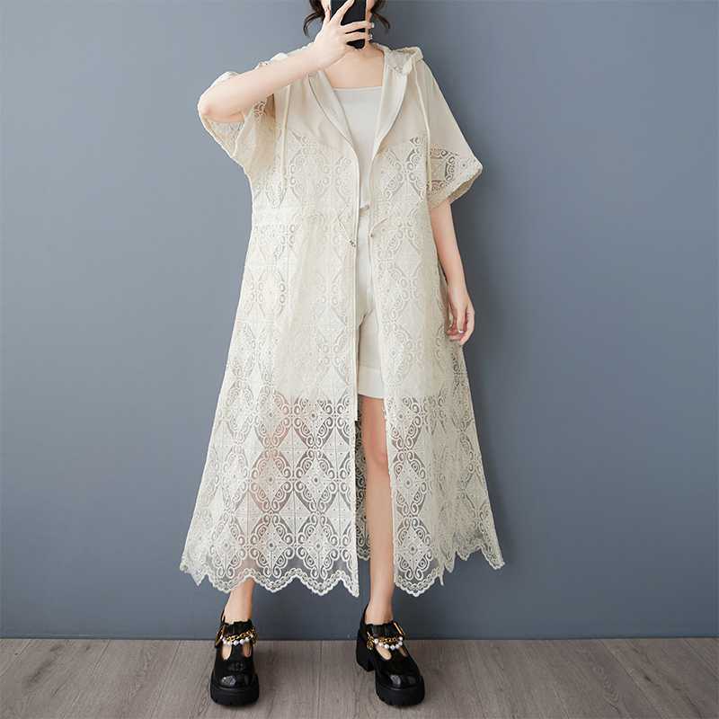 Women's Loose and Fashionable Floral Patchwork Versatile Mid To Long Style Dress with Temperament