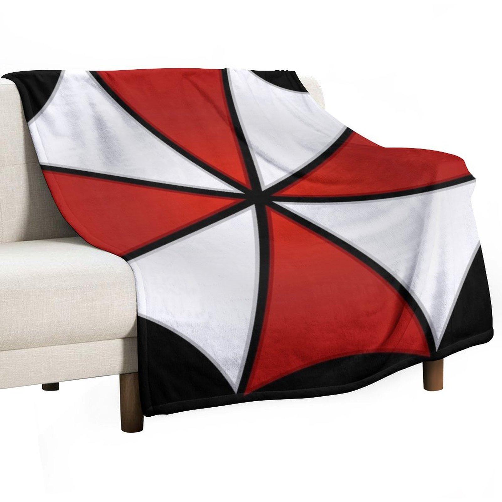 Символ Корпорации Umbrella Плед Декоративные Декоративные Постельные Принадлежности Роскошные Утепленные Термопледы Для Путешествий Пледы 30x40in