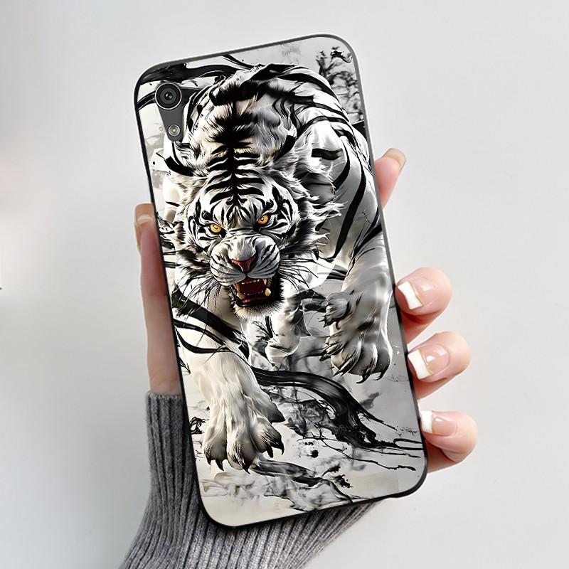 Black Soft TPU Case For Sony Xperia XA1 Z6 Silicone Phone Case Luxury Cute Love Rabbit Funny Cartoon Protective Back Shell Cover