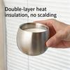 Stainless Steel Double-Wall Insulated Coffee Mug, Milk Cup, Heat-Resistant Tea Cup, 304 Stainless Steel Coffee Mug, Juice Cup