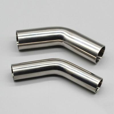 Stainless Steel Elbow Bend Exhaust Pipe Polished Finish Multiple Size Options
