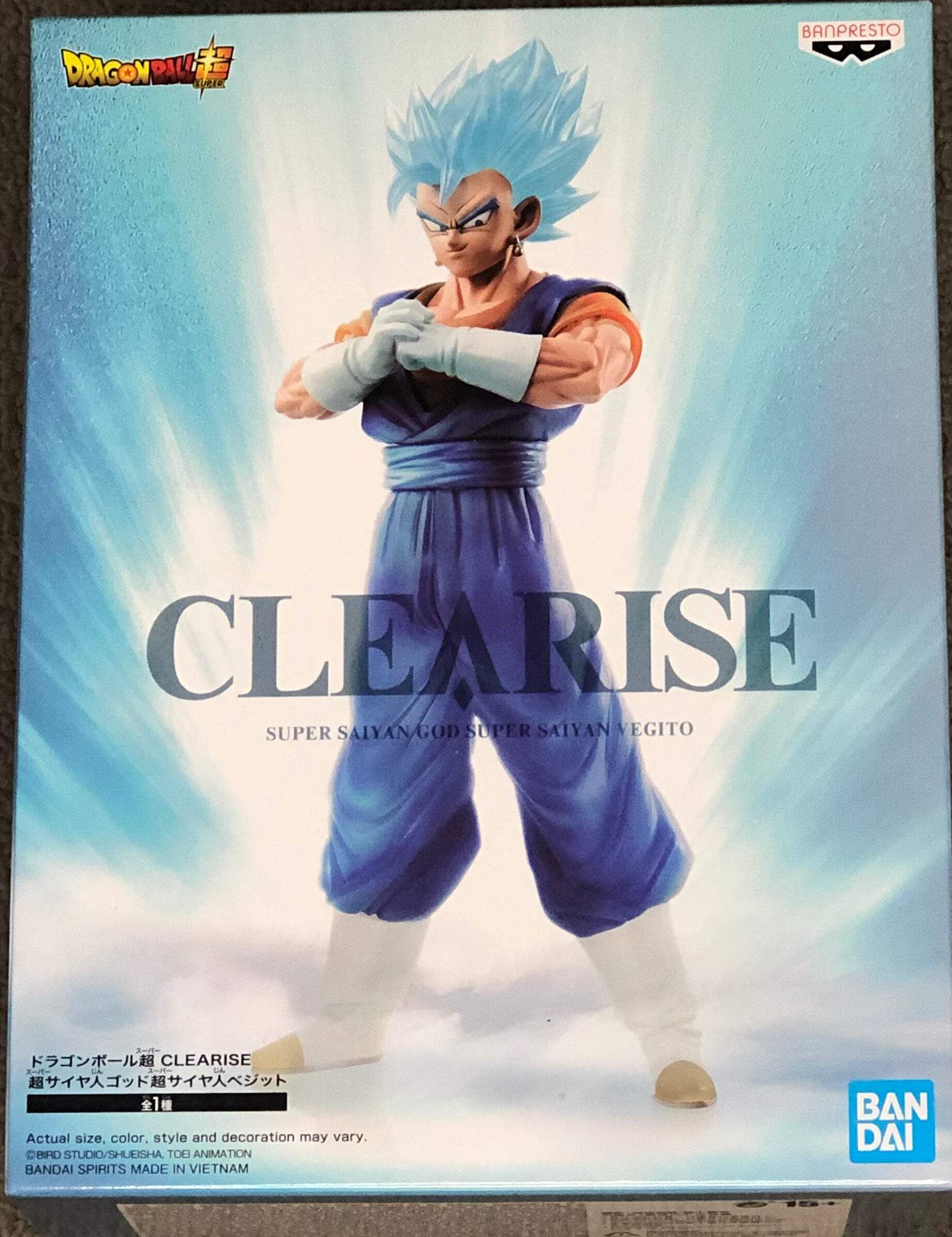 

Banpresto Dragon Ball Super CLEARISE Супер Сайян Бог Супер Сайян Веджито