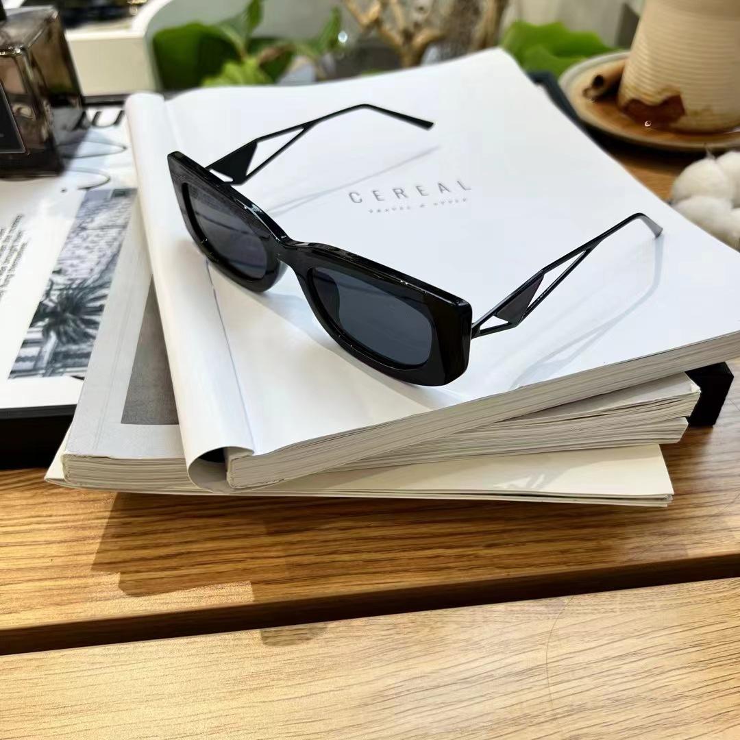 High Quality  Material Sunglasses Women Fashion Rectangle Shape Men’S Sun Glasses Driving Travelling Female Sun Glass