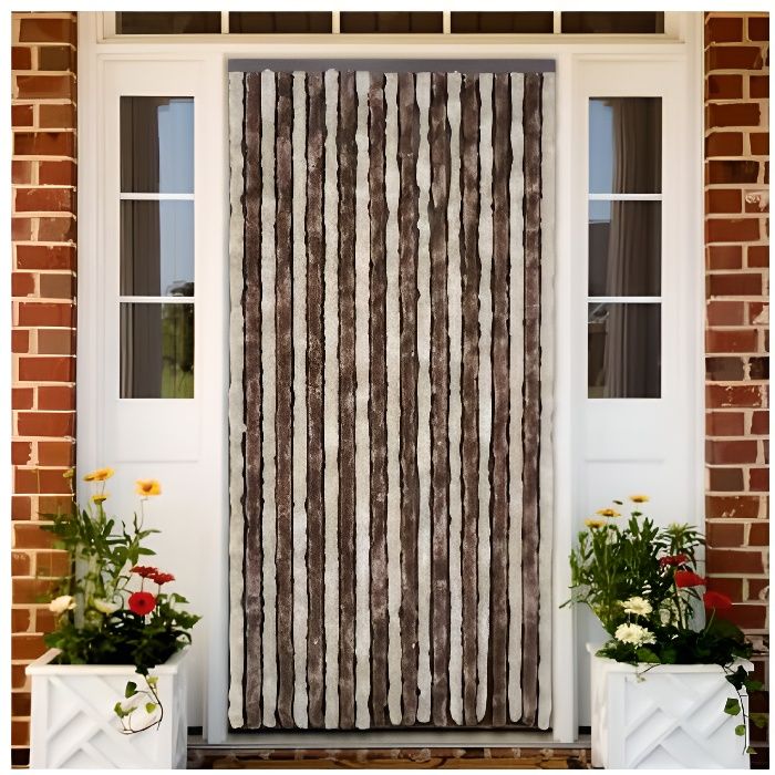 Moustiquaire - vidaXL - Chenille - Beige et marron clair - 100x220 cm - Intérieur