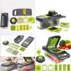 Vegetable Cutter Fruit Slicer Grater Shredder Drain Basket Slicer 8 In 1 Gadgets
