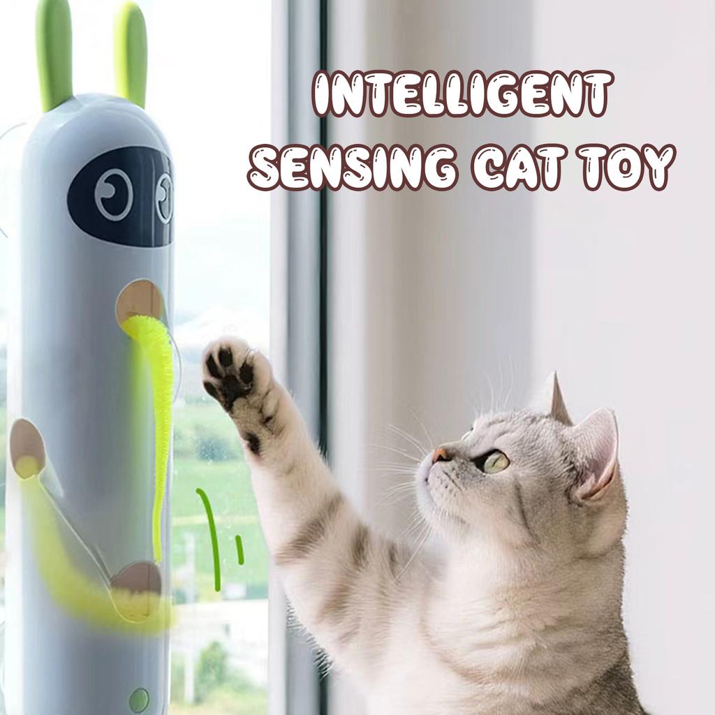 Caterpillar Toy, An Electric Self-entertainment And Stress-relieving Gadget With Suction Cups, An Interactive Smart Pet For Playing With Cats