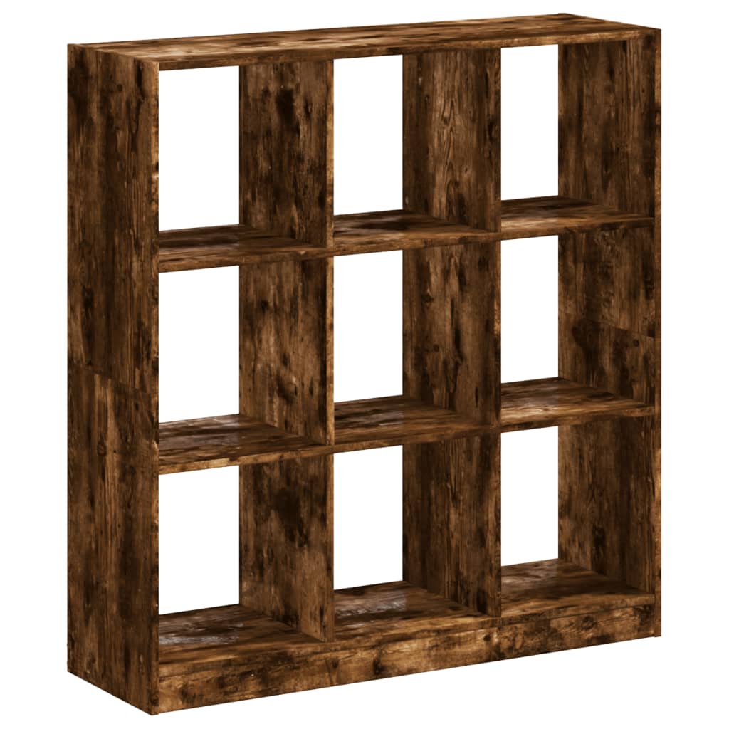 Vidaxl Regał, Przydymiony Dąb, 102X32X108 Cm, Materiał Drewnopochodny