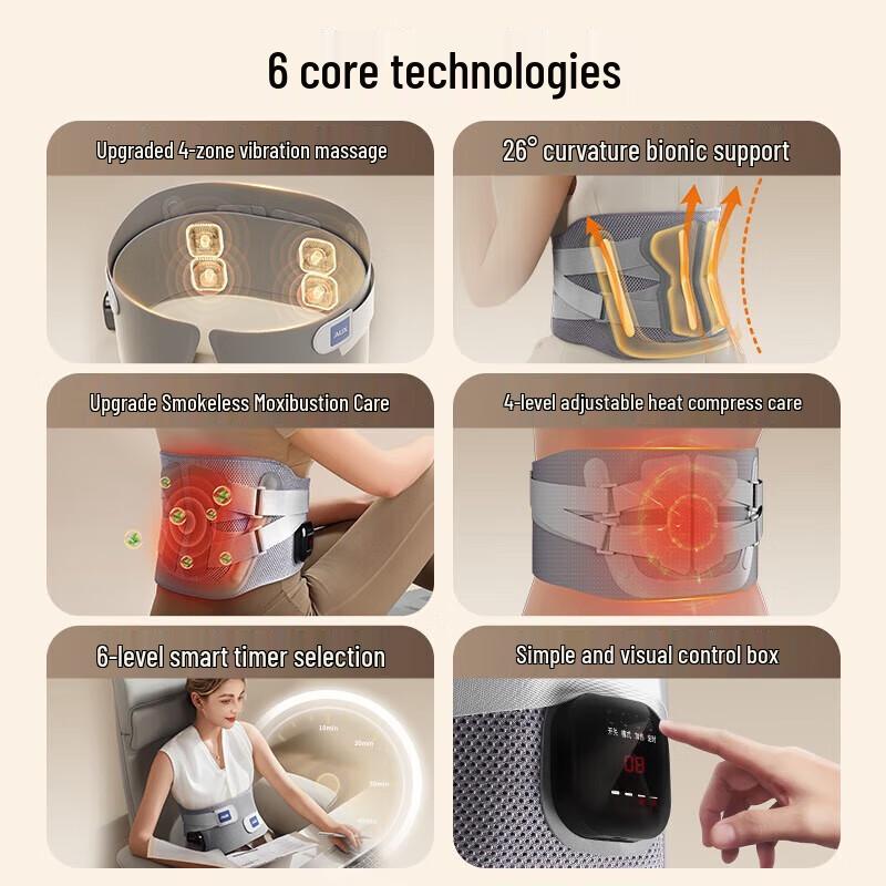 Aux Multi-Effect Waist & Body Massager CN Plug (adapter Included)