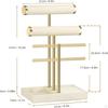 Organizer na biżuterię Stojak ekspozycyjny na kolczyki Stabilna wielofunkcyjna taca Stojak na ekspozycje domowe i detaliczne
