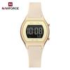 Original Women's Simple Digital Watch Lightweight Silicone Strap Waterproof 30m Casual Outdoor Women Girl Watch NF5064