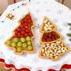 Wooden Christmas Tree Plate Tray Charcuterie Restaurant Dessert Boards for Food Appetizers Desserts Snacks Sushi Christmas Decor